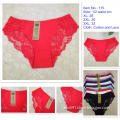 OEM wholesale cheap Ladies sexy lace cotton panty 115 seamless briefs